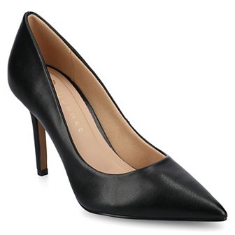 Journee Venus Women's Pointed Toe Stiletto Heel Comfort Dress Pumps