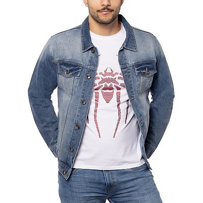 Men's Rhinestone Graphic Denim Jackets