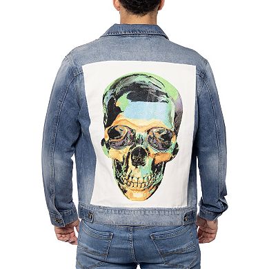 Men's Rhinestone Graphic Denim Jackets