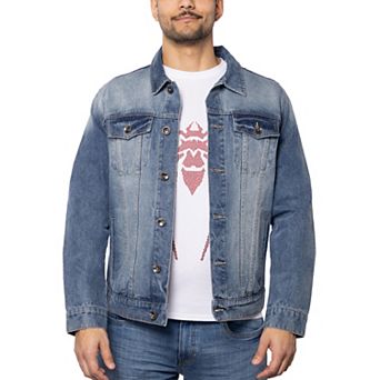 Men's Rhinestone Graphic Denim Jackets