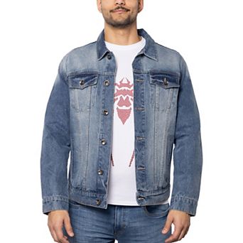 Men's Rhinestone Graphic Denim Jackets