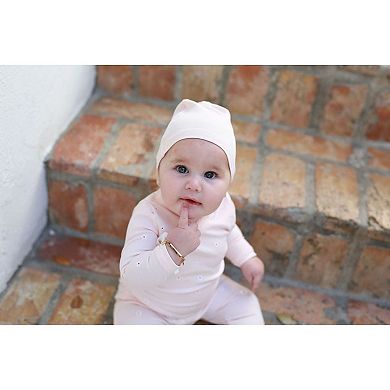 Floral Wrap Footie - Baby Girls