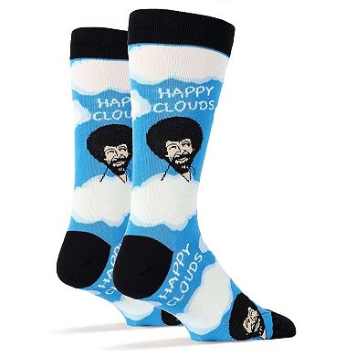 Men's Crew Socks -Happy Clouds