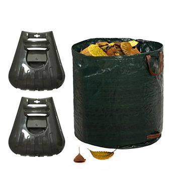 Leaf Bag with Handle and leaf Scoopers