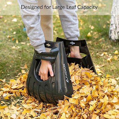 Leaf Bag with Handle and leaf Scoopers