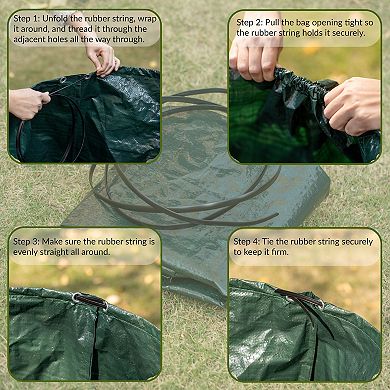 Leaf Bag with Handle and leaf Scoopers