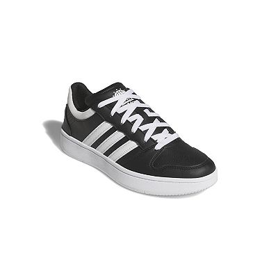 adidas Hoops Classic Shoes - Men's - Core Black / Cloud White / Cloud White - 9.5