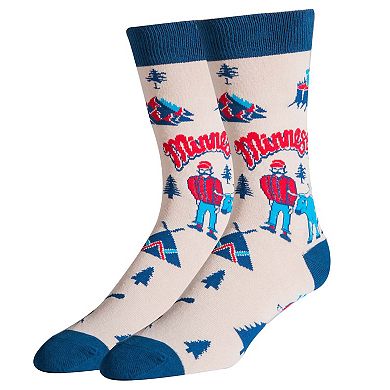 Men's Crew Socks -Minnesota