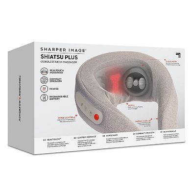 Sharper Image Realtouch Shiatsu Cordless Neck Massager