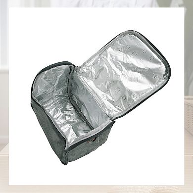 Lunch Bag, Reusable Insulated Lunch Tote Bag, Diamond Shape Lunch Box 8.66"x6.3"x7.87"