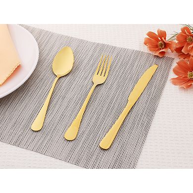 20Pcs Silverware Set, Stainless Steel Flatware, Mirror Polished Cutlery Set, Serving Utensils Set
