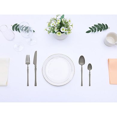 16 Piece Silverware Set, Stainless Steel Flatware Set for 4, Mirror Polished Serving Utensils Set