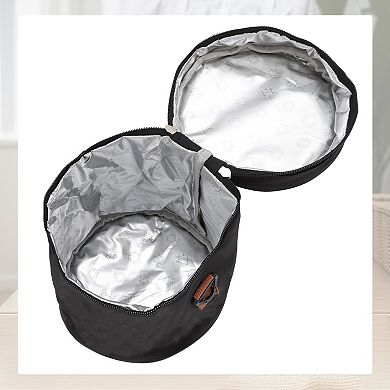 Leakproof Lunch Box Container Cylindrical Food Handbags for Office Work 1Pc