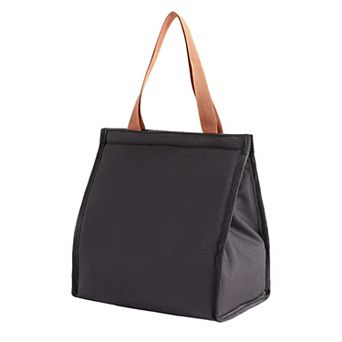 Lunch Bag with Magic Tapes, Reusable Leakproof Insulated Lunch Tote Bag 10.24"x6.3"x10.63"