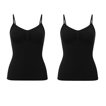 2-Pack Shaping & Smoothing Scoop Neck Cami