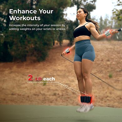 Sunny Health & Fitness Adjustable Wrist Weights (pair)