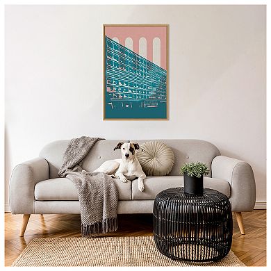 Architecture V by Gary William Framed Canvas Wall Art Print