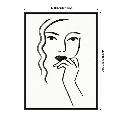 Athene II by Victoria Borges Framed Canvas Wall Art Print