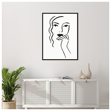 Athene II by Victoria Borges Framed Canvas Wall Art Print