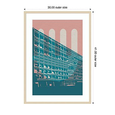 Architecture V by Gary William Wood Framed Wall Art Print