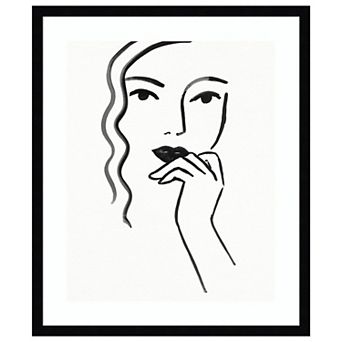 Athene II by Victoria Borges Wood Framed Wall Art Print