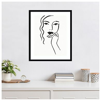 Athene II by Victoria Borges Wood Framed Wall Art Print