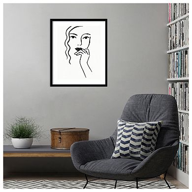 Athene II by Victoria Borges Wood Framed Wall Art Print