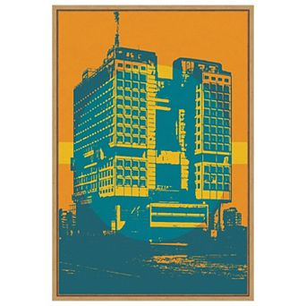 Architecture IV by Gary William Framed Canvas Wall Art Print