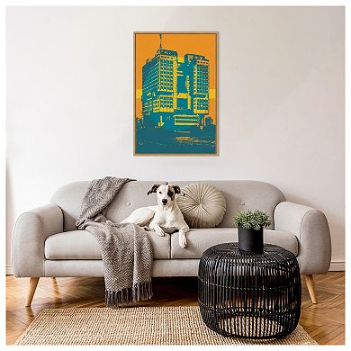 Architecture IV by Gary William Framed Canvas Wall Art Print