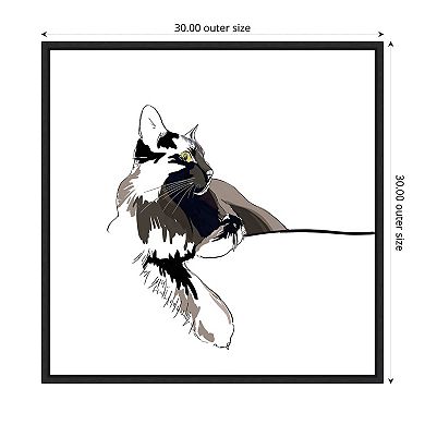 Asher I by Emily Kalina Framed Canvas Wall Art Print