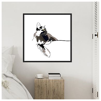Asher I by Emily Kalina Framed Canvas Wall Art Print