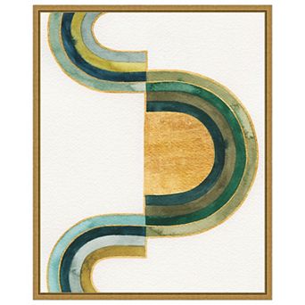 Analogous Arches III by Grace Popp Framed Canvas Wall Art Print