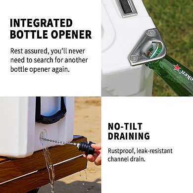 EchoSmile 30 qt. Rotomolded Cooler