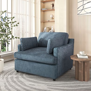 Merax Oversized Accent Chair - Comfortable Armrest Cushions