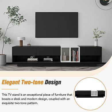 Merax Sleek and Stylish TV Stand with Perfect Storage Solution