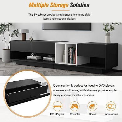 Merax Sleek and Stylish TV Stand with Perfect Storage Solution