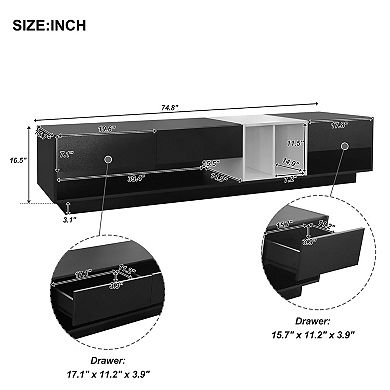 Merax Sleek and Stylish TV Stand with Perfect Storage Solution