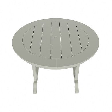 Westintrends 47" Outdoor/patio Round Dining Table