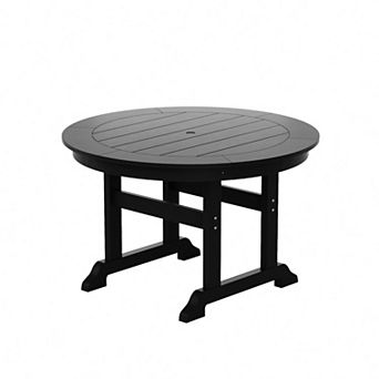 Westintrends 47" Outdoor/patio Round Dining Table