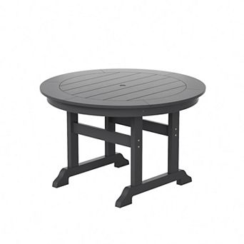 Westintrends 47" Outdoor/patio Round Dining Table