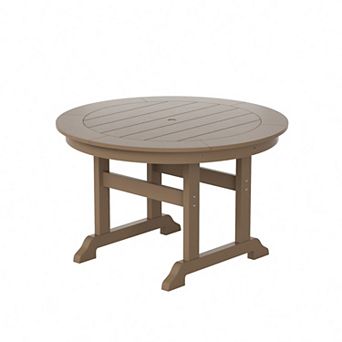 Westintrends 47" Outdoor/patio Round Dining Table