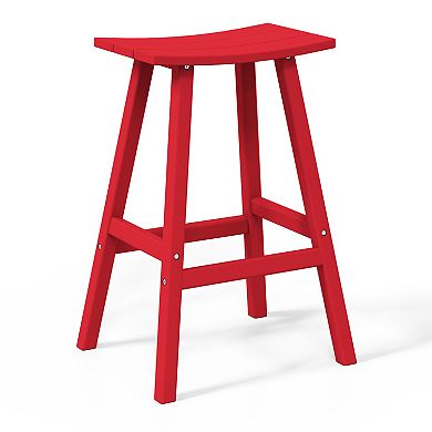 Westintrends 29" height Outdoor / Patio Saddle bar stool