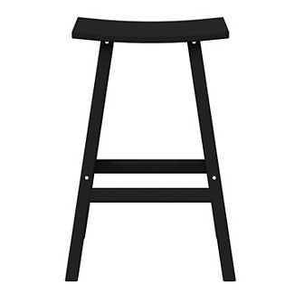 Westintrends 29" height Outdoor / Patio Saddle bar stool