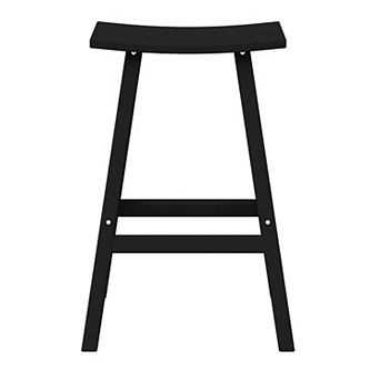 Westintrends 29" height Outdoor / Patio Saddle bar stool