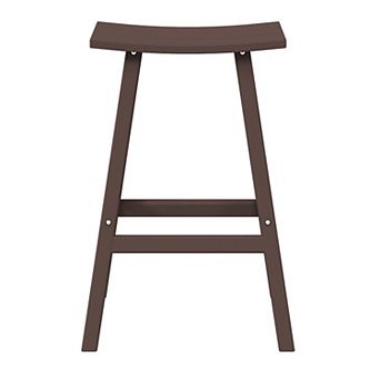 Westintrends 29" height Outdoor / Patio Saddle bar stool