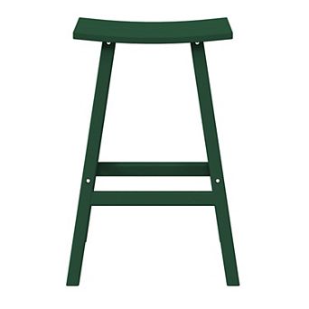 Westintrends 29" height Outdoor / Patio Saddle bar stool