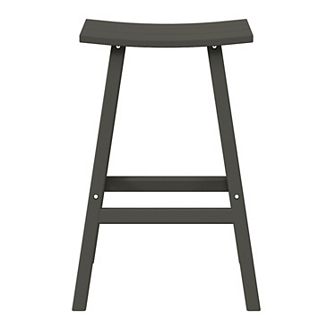 Westintrends 29" height Outdoor / Patio Saddle bar stool