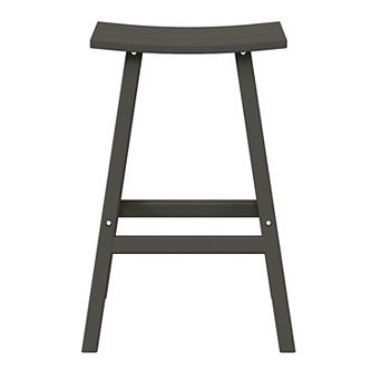 Westintrends 29" height Outdoor / Patio Saddle bar stool