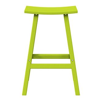 Westintrends 29" height Outdoor / Patio Saddle bar stool