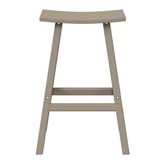 Westintrends 29" height Outdoor / Patio Saddle bar stool
